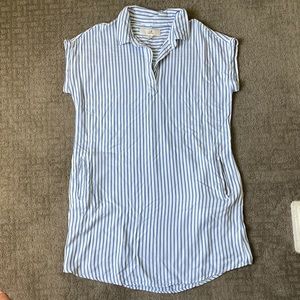 Thread & Supply Blue and White Striped Dress size medium